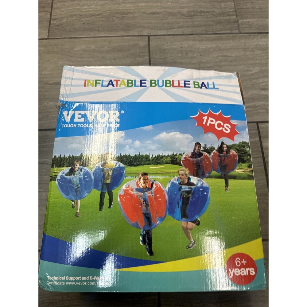 VEVOR 1 PCS Inflatable Bumper Ball 4 FT / 1.2M Diameter, Bubble  Ball